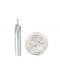 Amana Tool 43509, 1/16" x 1/4" x 1-1/2" 1FL SC Plunge Router Bit