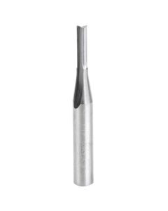 Amana Tool 43600 1/8" Solid Carbide Double Straight 'V' Flute Plastic Cutting Router Bit