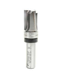 Amana Tool 45463-3DS 3/4" Carbide Tipped Down Shear Face Plunge Template Router Bit with Upper Ball Bearing