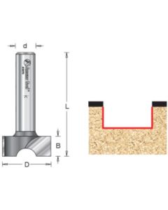 Mortising Router Bits, Downshear Design