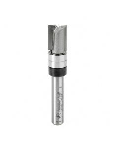 Amana Tool 45475 3/8" Carbide Tipped Flush Trim Plunge Template Router Bit with 2 Upper Ball Bearing
