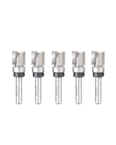 Amana Tool 45487-5, 1/2" x 1/4" x 2" Flush Trim Plunge Router Bit, 5/Pack