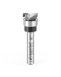Amana Tool 45489-S 1/2" x 1-3/4" Carbide Tipped Dado Clean Out Router Bit with Upper Ball Bearing