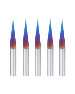 Amana Tool 45611-K-5 Spektra 0.005"TIP 15Deg Engraving Router Bit, 5/Pack
