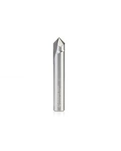 Amana Tool 45625 1/4" x 1/8" Solid Carbide V-Groove Router Bit
