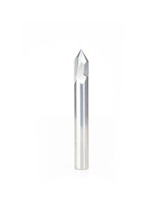 Amana Tool 45635, 3/8" x 3/8" x 3" 2FL SC V-Groove Router Bit