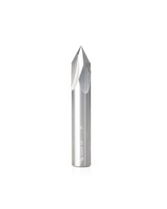 Amana Tool 45636, 1/2" x 1/2" x 3" 2FL SC V-Groove Router Bit