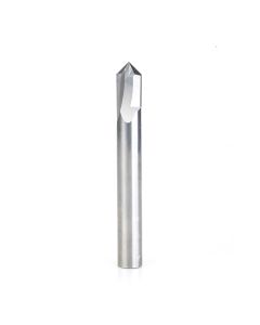 Amana Tool 45637, 3/8" x 3/8" x 3" 2FL SC V-Groove Router Bit