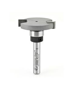 Amana Tool 45672 1-1/8" Carbide Tipped Flooring Straight Dedicated Cutter Router Bit with Upper BB