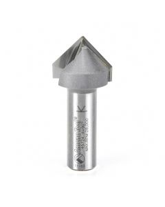 Amana Tool 45724 1" x 2-1/4" Carbide Tipped V-Groove Router Bit