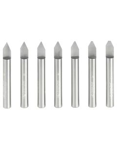 Amana Tool 45769 1/4" Solid Carbide 7-Piece Engraving Signmaking Router Bit Set