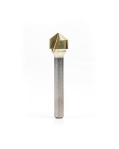 Amana Tool 45781 1/2" Carbide Tipped V-Groove Router Bit