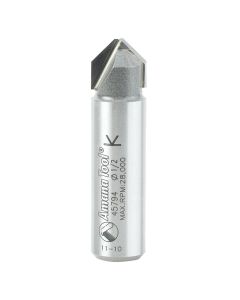 Amana Tool 45794 1/2" Carbide Tipped Double Edge Folding V-Groove Router Bit