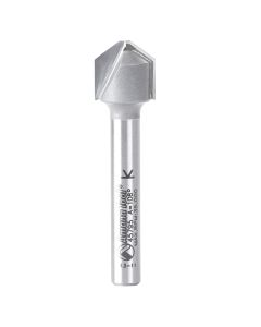 Amana Tool 45795 1/2" Carbide Tipped Double Edge Folding V-Groove Router Bit
