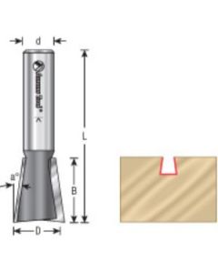 8 Degree Dovetail Router Bits