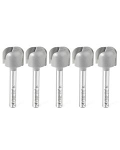 Amana Tool 45982-5, 3/4" x 1/4" x 2-13/32" 2FL CT Bowl & Tray Dishes Router Bit, 5/Pack