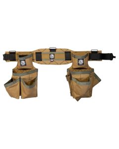 Badger Tool Belts 461020 M Medium Sawdust Sage Carpenter Set