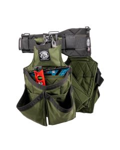 Badger Tool Belts 461055 SM Olive Drab with Black Carpenter Belt Set