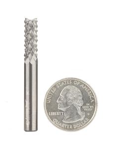 Amana Tool 46112 1/4" End Mill Point Diamond Pattern Composite Cutting Router Bit