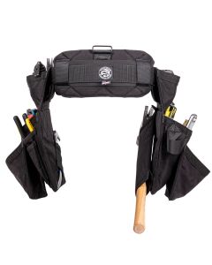 Badger Tool Belts 461130 SM Solid Black Small Standard Carpenter Belt Set