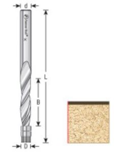 Ultratrim Solid Carbide Spiral Trim Router Bits
