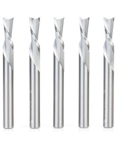 Amana Tool 46202-5 1/4" Solid Carbide Spiral Plunge Router Bit Set, 5 Piece