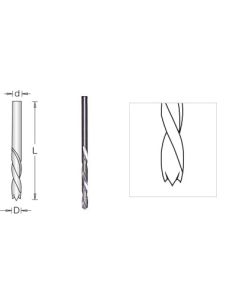 Metric Boring Drills - Solid Carbide - Left Hand