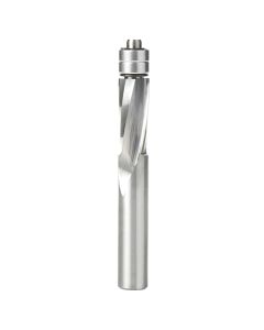 Amana Tool 46300 1/2" Solid Carbide UltraTrim Spiral Router Bit with Double Lower Ball Bearing