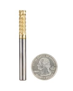 Amana Tool 46302 1/4" Solid Carbide ZrN Coated Honeycomb Cutting Router Bit