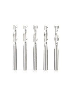 Amana Tool 46315-5, 1/4" x 1/4" x 2-1/2" 2FL SC Up-Cut Spiral Router Bit, 5/Pack