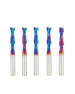 Amana Tool 46315-K-5 1/4" x 2-1/2" Solid Carbide Spektra Spiral Plunge Up-Cut Router Bit