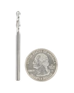 Amana Tool 46375 1/8" Up-Cut Ball Nose Spiral Router Bit