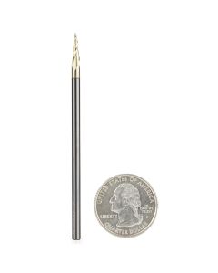 Amana Tool 46571 1/32" CNC Flat Bottom ZrN Coated Router Bit