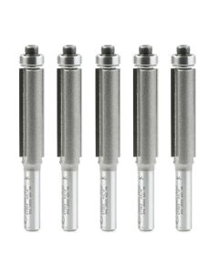 Amana Tool 47093-5, 3/8" x 1/4" x 2-3/4" 2FL CT Flush Trim Router Bit, 5/Pack