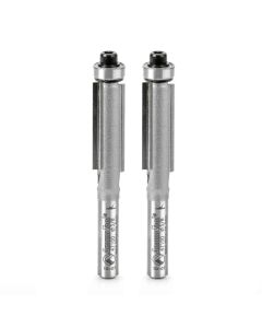 Amana Tool 47100-2, 3/8" x 1/4" x 2-5/8" 2FL CT Flush Trim Router Bit, 2/Pack