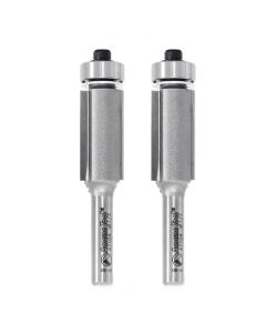 Amana Tool 47104-2, 1/2" x 1/4" x 2-5/8" 2FL CT Flush Trim Router Bit, 2/Pack