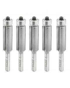 Amana Tool 47117-5, 1/2" x 1/4" x 2-3/4" 2FL CT Flush Trim Router Bit, 5/Pack