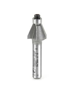 Amana Tool 47201 1/2" x 1-3/4" Carbide Tipped Bevel Laminate Trim Router Bit with Ball Bearing