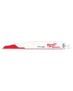Milwaukee 48-00-5026 The Ax Sawzall 9" 5 TPI Bi-Metal Teeth Reciprocating Saw Blade, 5 Piece