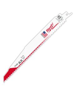 Milwaukee 48-00-8026 Ax Sawzall 9" 5 TPI Bi-Metal Reciprocating Saw Blade, 25 Piece