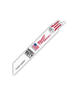 Milwaukee 48-01-6182, 6" 14TPI Sawzall Reciprocating Blade, 50/Pack