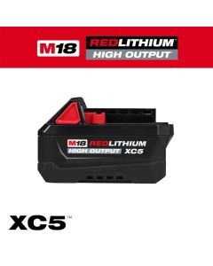 Milwaukee 48-11-1855, M18 Redlithium High Output XC5 Battery