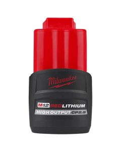 Milwaukee 48-11-2425 M12 Redlithium High Output 12V CP2.5 Battery Pack