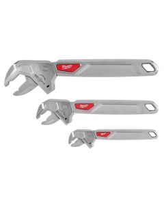 Milwaukee 48-22-7422, 3 Piece Ratcheting Adjustable Wrench Set