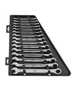 Milwaukee 48-22-9516, 15-Piece Metric Ratcheting Combination Wrench Set