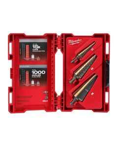 Milwaukee 48-89-9291 3-Piece Cobalt Step Bit Kit