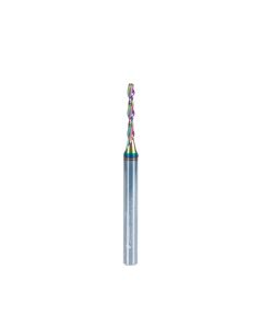 Amana Tool 48122-DLC, 1/8" x 1/4" x 3" 2FL SC Up-Cut Spiral Router Bit