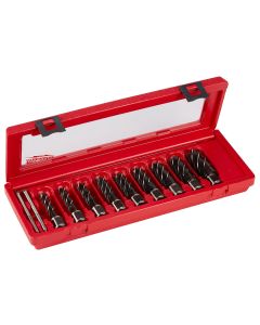 Milwaukee 49-22-8410 9 Piece High Speed Steel Annular Cutter Set