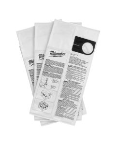 Milwaukee 49-90-1939, 4 Gallon Fleece Dust Bags, 3/Pack Compatibility & Vaclink 0971