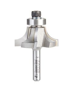Amana Tool 49548 3/8"R 1/4"SHK 4 Flute Corner Round Router Bit